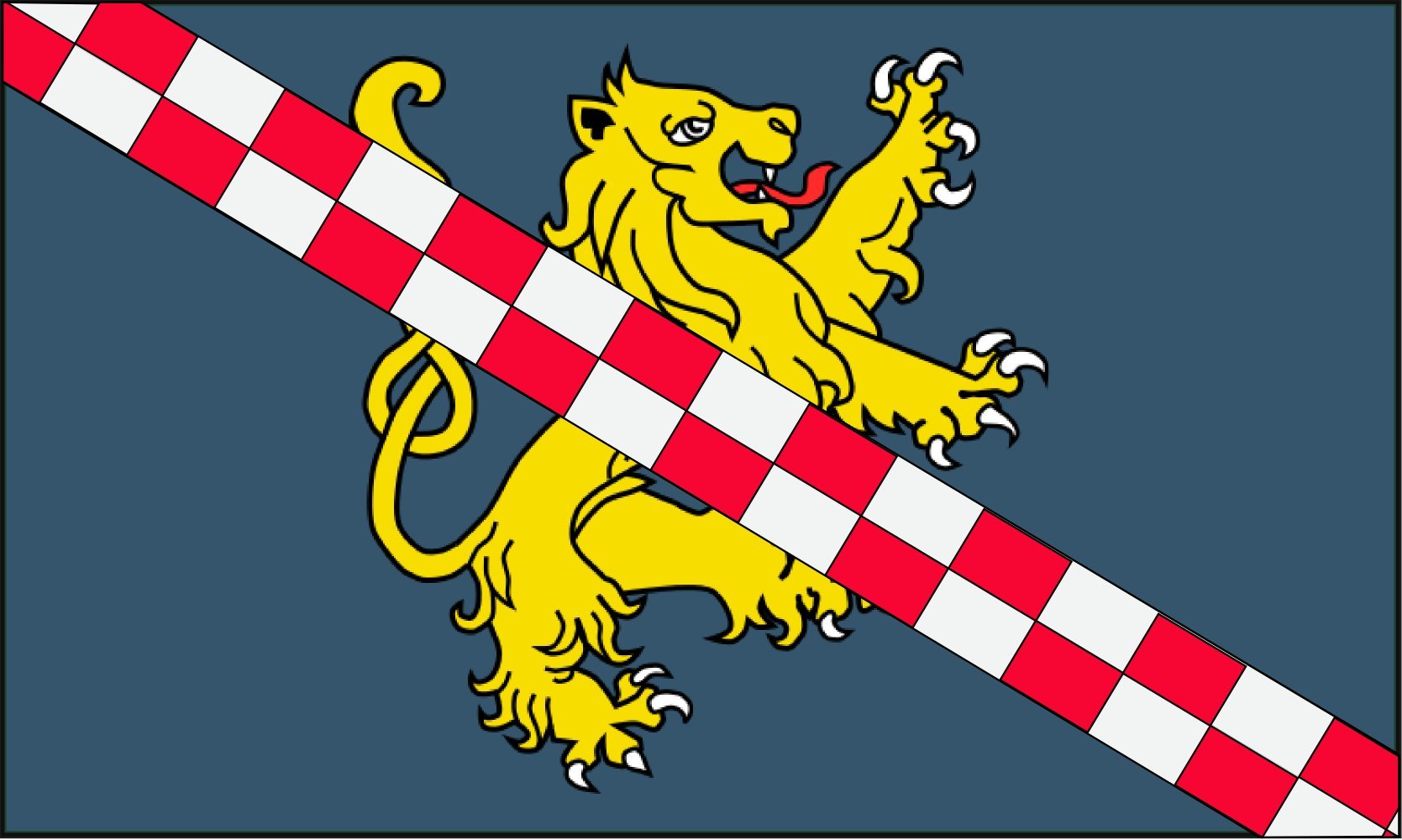 Drapeau Sobrado dos Monxes indéchirable fini les couleurs qui ternissent au soleil