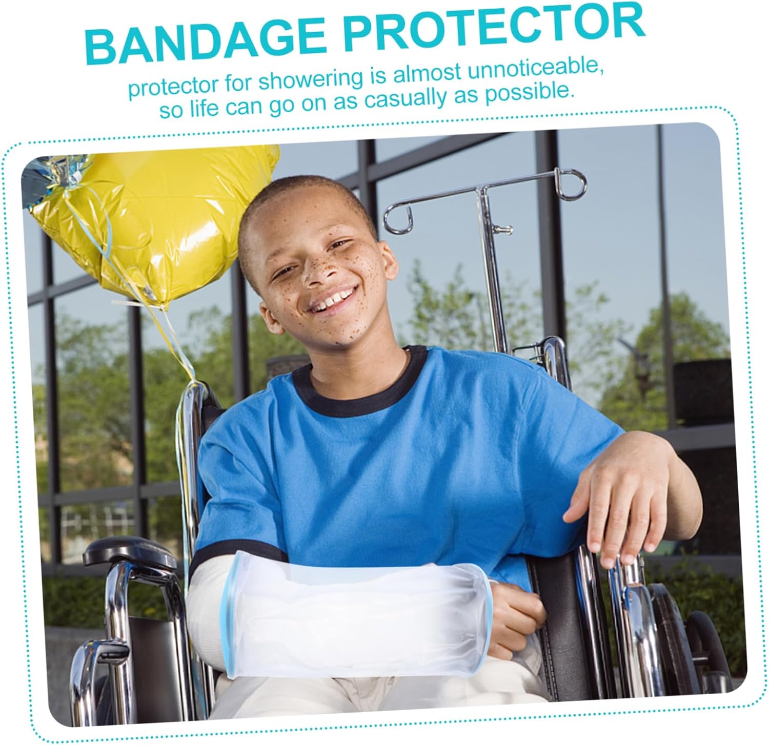 2pcs Arm Cast Cover Shower Cast Cover Easy to Slide Protects from Water