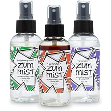 Zum Indigo Wild Mist Room & Body Spray - Aromatherapy Essential Oil Spray - Natural Body Mist & Room Spray - Rosemary-Mint, Patchouli & Lavender Scents - 4 fl oz 3 Pack