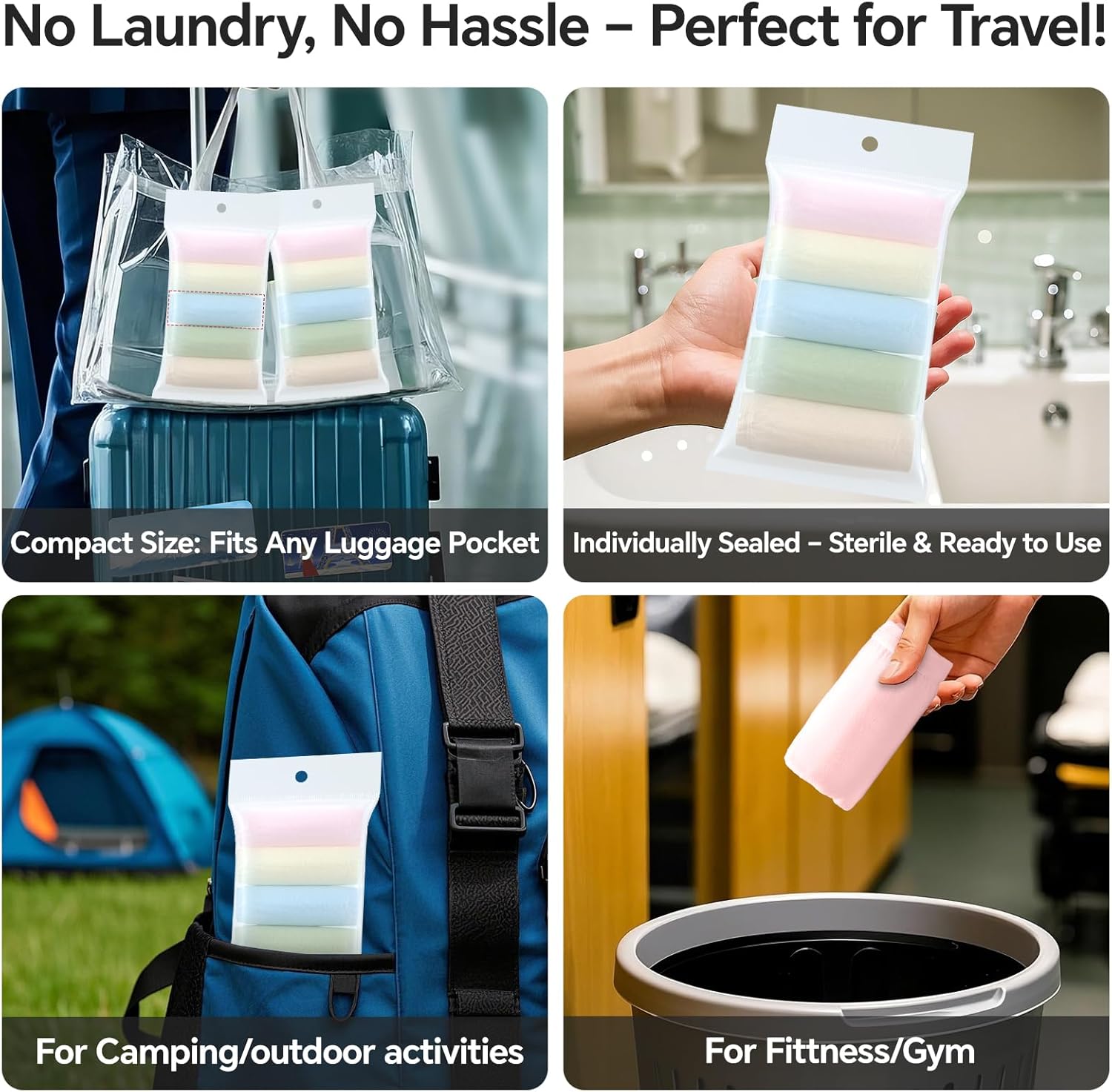 Disposable Underwear for Women Travel-Hospital Stays- Pure Cotton Ladies Brief Panties Multicolor (10pk) - Image 5