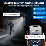 2026 Upgraded 2K Outdoor Security Camera, Security Cameras Wireless Outdoor with Free Cloud Storage, Spotlight Siren Alarm, AI Motion Detection, 2-Way Talk, Surveillance Cameras WiFi 5G&2.4G, IP66