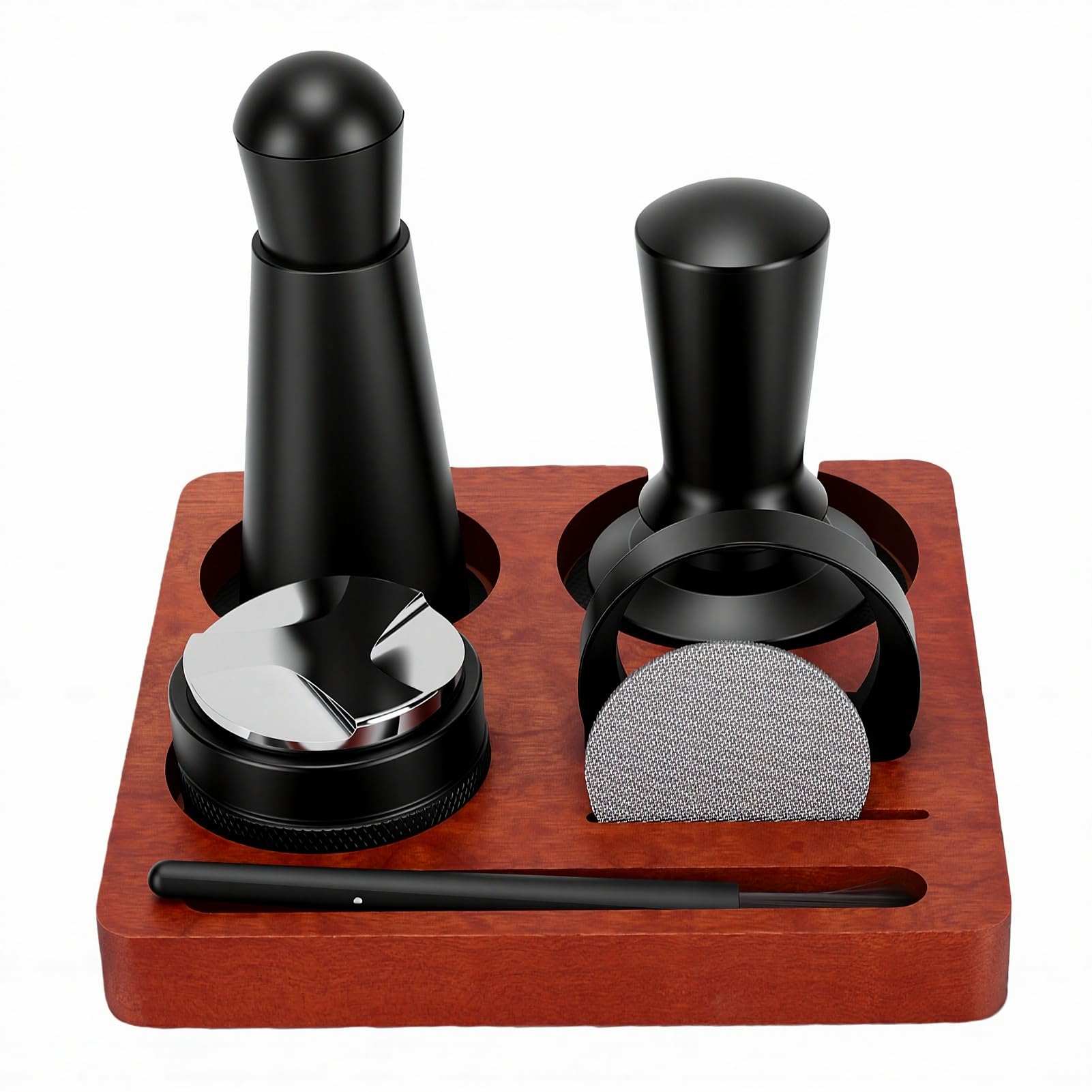 Kit de accesorios para espresso 51mm, juego de prensador de café