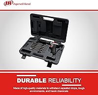 Vista 6 de Ingersoll Rand 135MAXK Martillo Neumático de Cambio Rápido con Reducción de Vibración, Juego de Cincel de 5 Piezas, 2,600 BPM, Carrera de 3