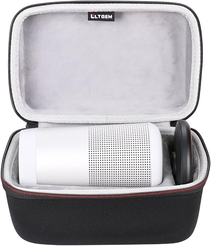 LTGEM Funda para altavoz Bluetooth Bose SoundLink Revolve or Revolve (Serie II) compatible con cargador y cable, color negro