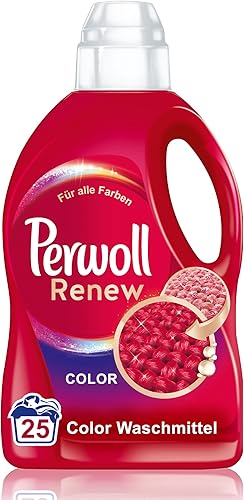 Perwoll Renueva color y fibra - Detergente líquido para colores (1 x 25 cargas de lavado)