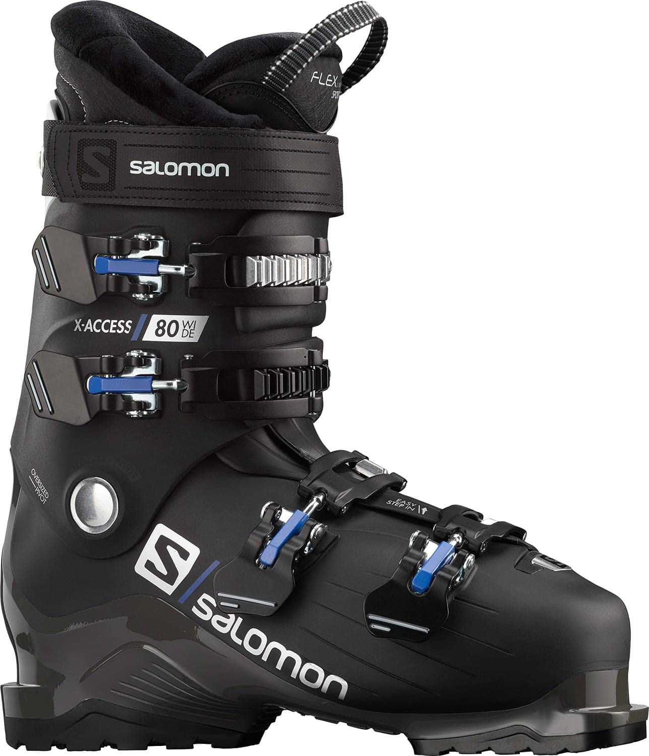 Salomon X Access 80 Wide Ski Boots Mens Sz 10/10.5 (28/28.5) Black/White