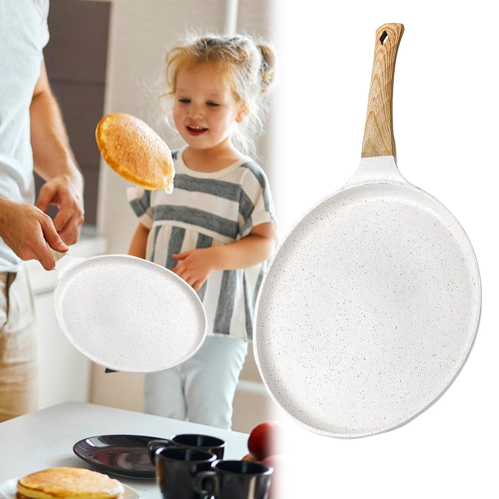 2 Pièces Poêle À Petit-Déjeuner Poêle À Oeufs À Induction Poêle À