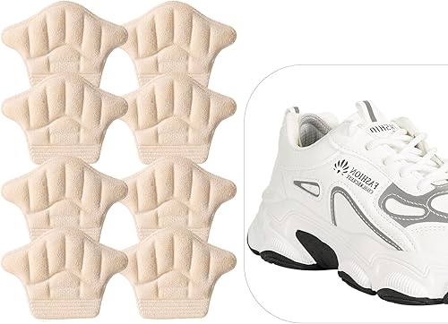 Inserciones de agarre de talón, empuñaduras de talón para zapatos sueltos, botas demasiado grandes, protectores de talón reutilizables para todas