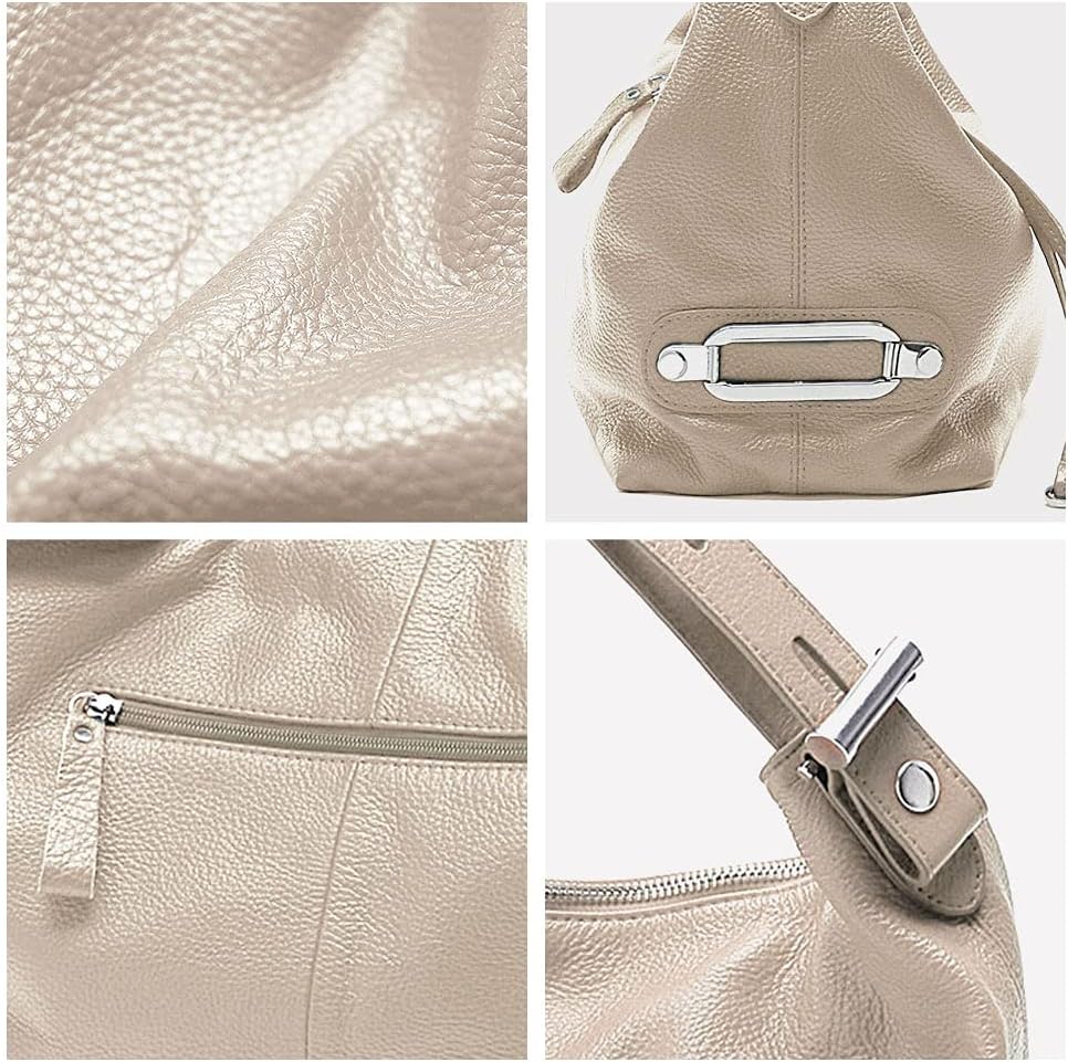 zency 6 Colors Fashion 100% Real Genuine Leather Women Shoulder Bag Handbag Lady Casual Tote - Image 6