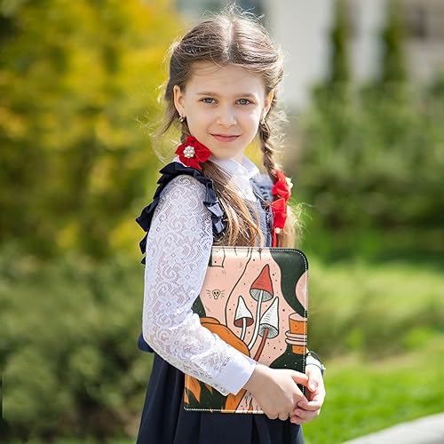 Miniatura 5 de Pumpkins Cats Cards Album in Durable PU Leather, Secure Zippered Design, Playing Card Binder Waterproof