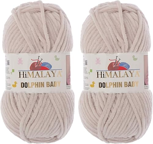 Miniatura 10 de Himalaya Dolphin 80306 - Ovillo de lana para tejer, 2 madejas, 264 yardas, 2 x 3.53 oz (80306)