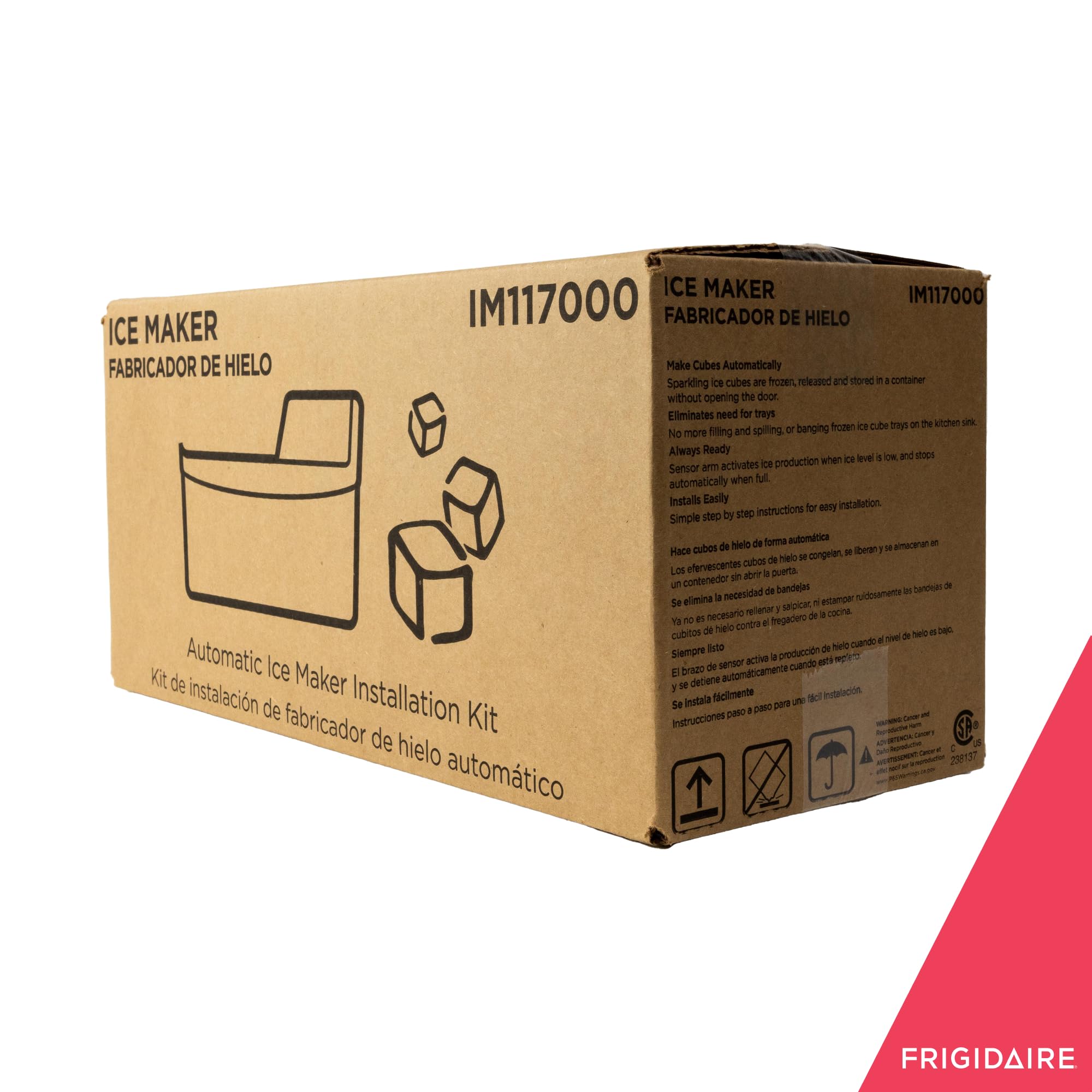 Frigidaire IM117000 Kit de machine à glaçons pour réfrigérateur Blanc
