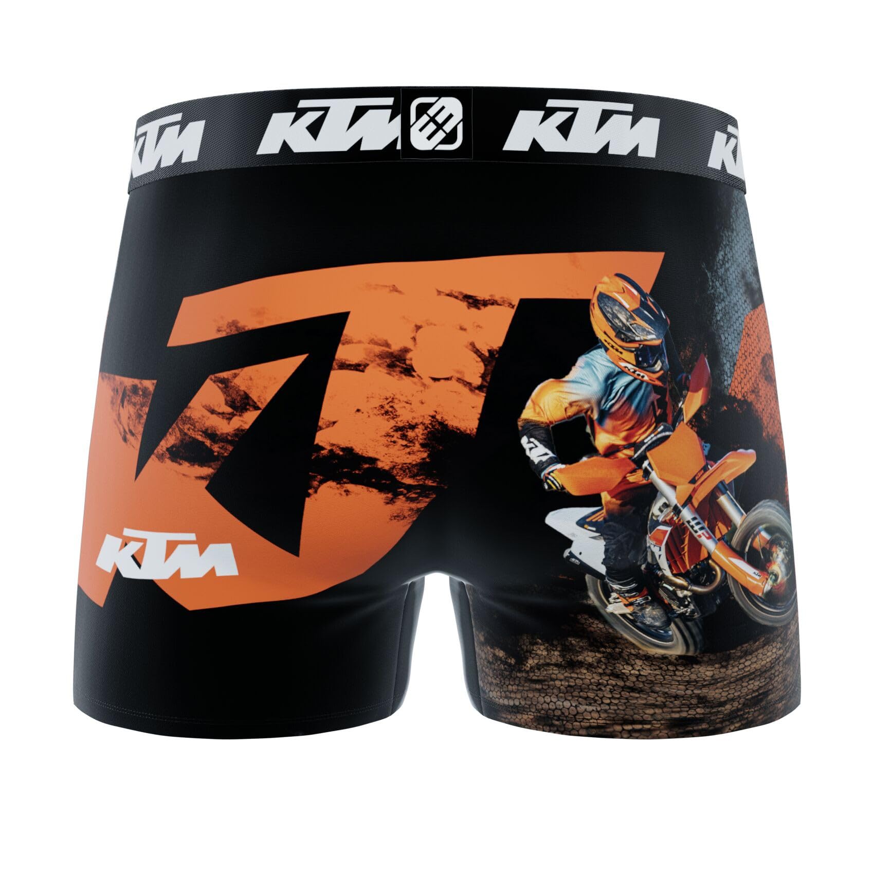 KTM Boxer Enfant, Caleçon Garçon Stretch, Confortable et Ultra-Doux (Lot de 4)