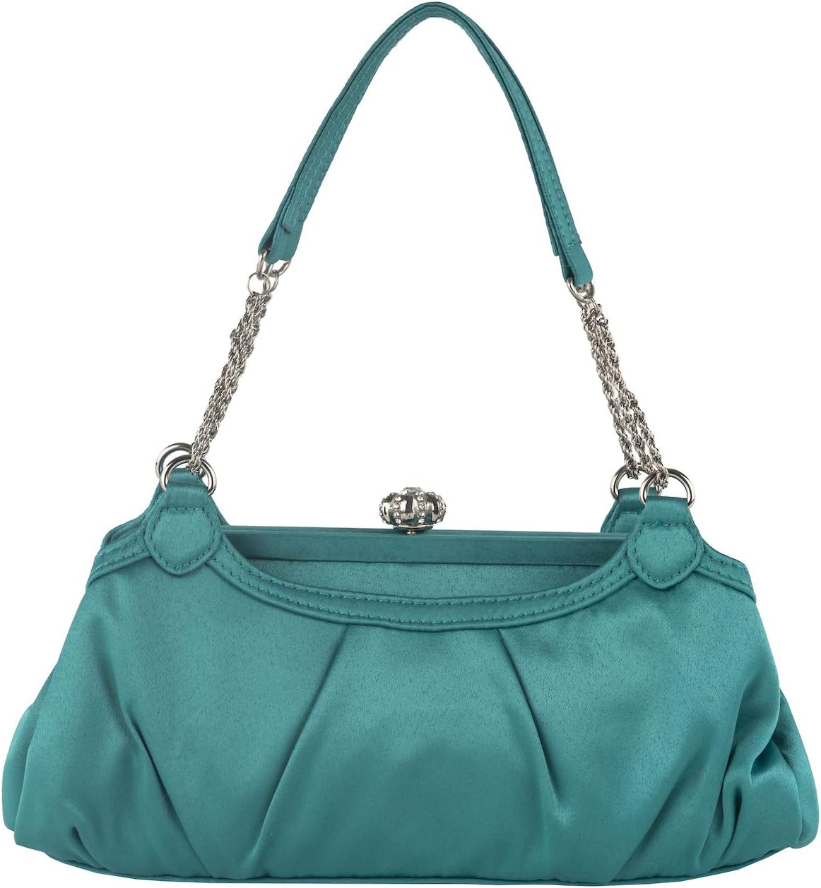 Anna Cecere - Pochette satin with chains