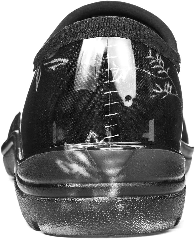 DKSUKO Waterproof Garden Shoe for Women Outdoor Slip-On Rain Boots Short Ankle Work Shoes and Garden Clogs with Comfort Insole - Image 3