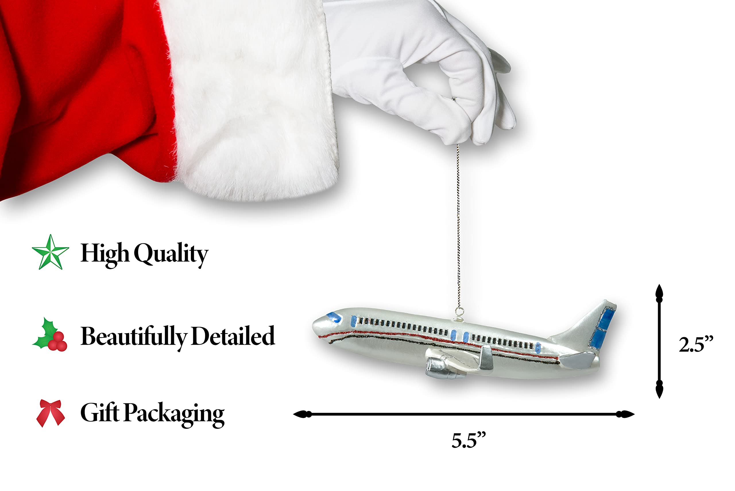 Amazon.co.jp: North Star Christmas - 飛行機オーナメント - 自動車