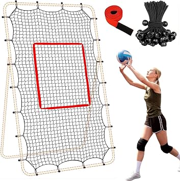 Volleyball Return Net 7x4ft Lightweight with Accessories