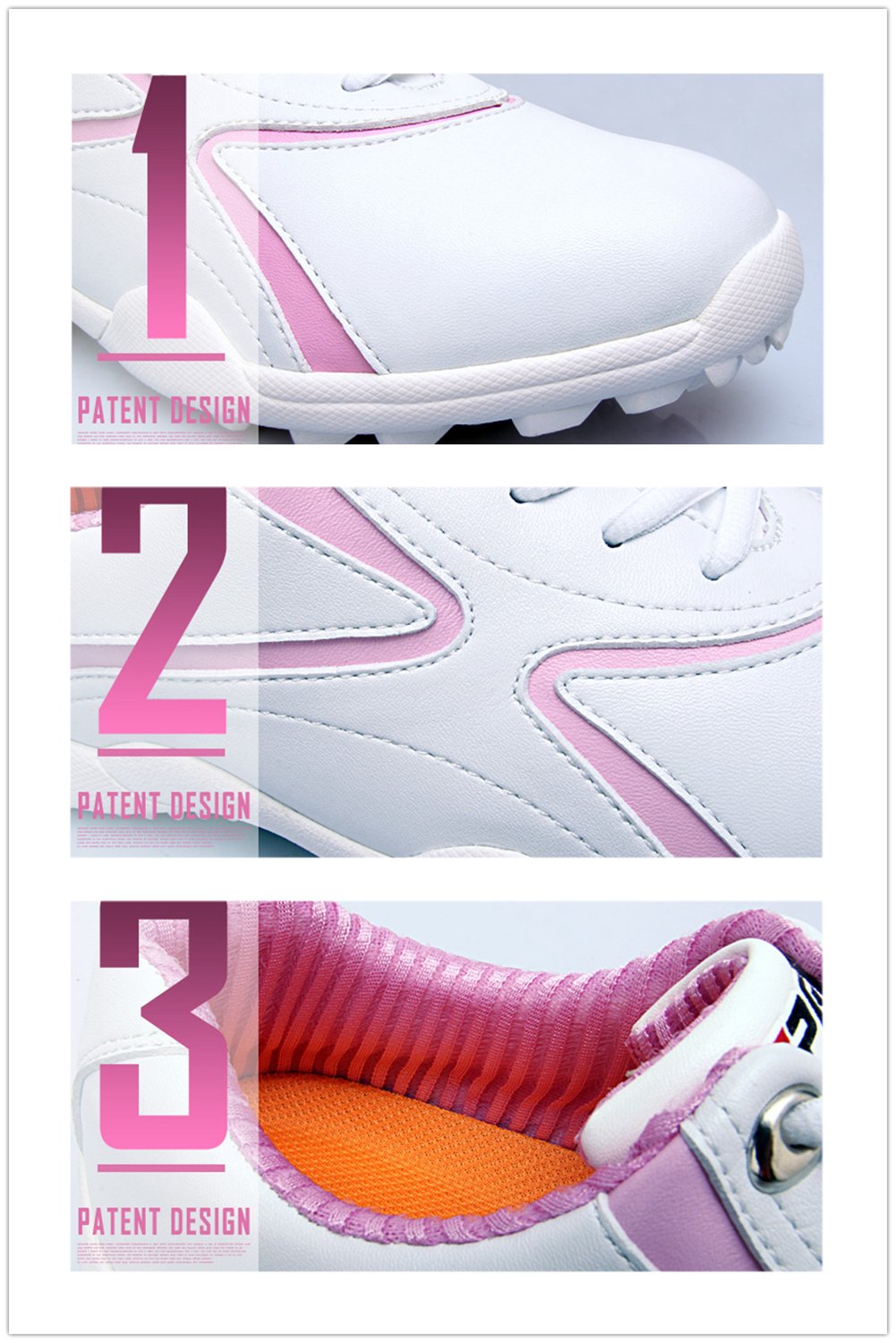 PGM Golfschuhe Frauen Outdoor-atmungsaktive Golfschuhe Laufschuhe Turnschuhe für Frauen