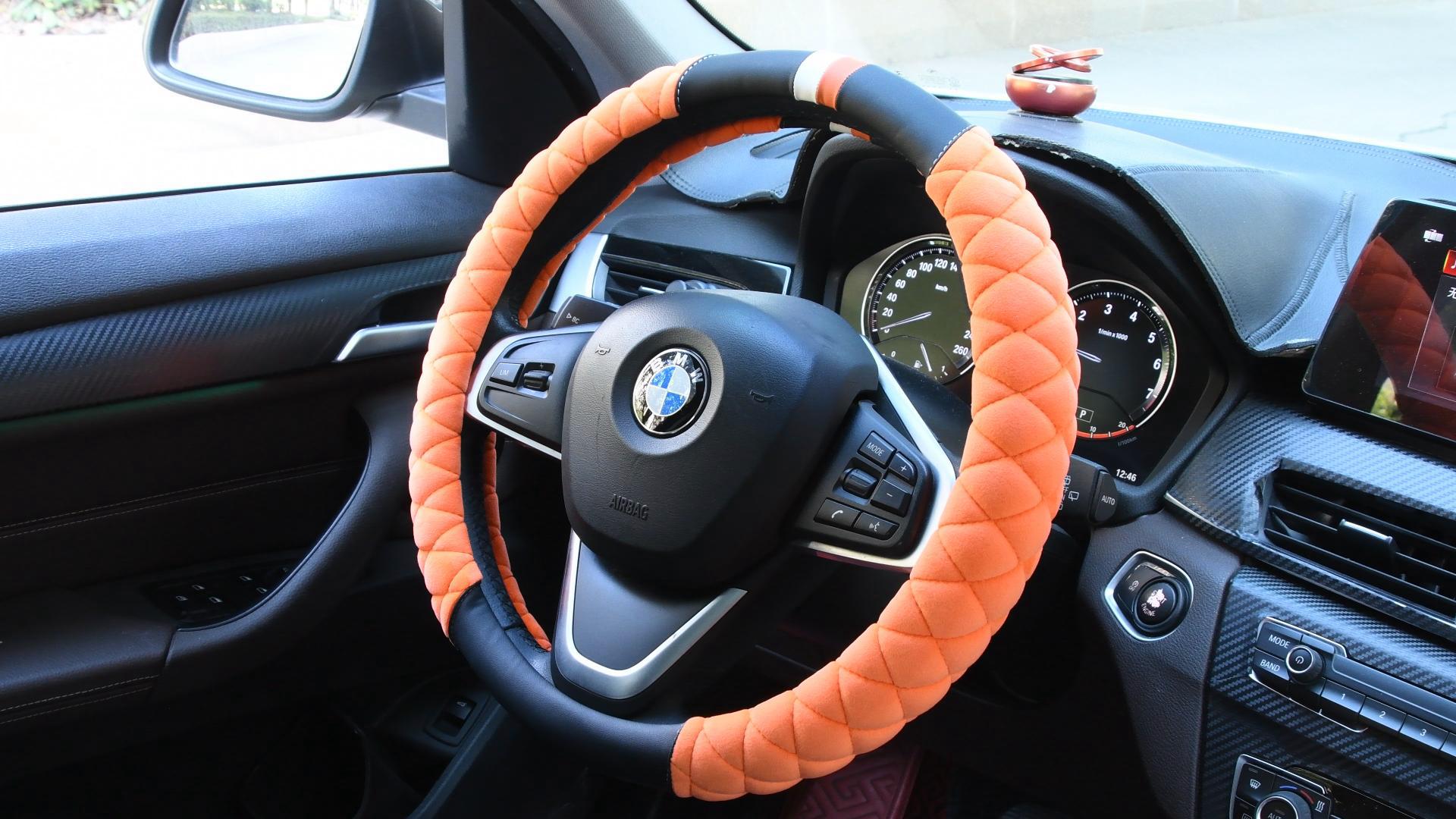 Amazon.com: Cxtiy Universal Car Steering Wheel Cover Fluffy Winter