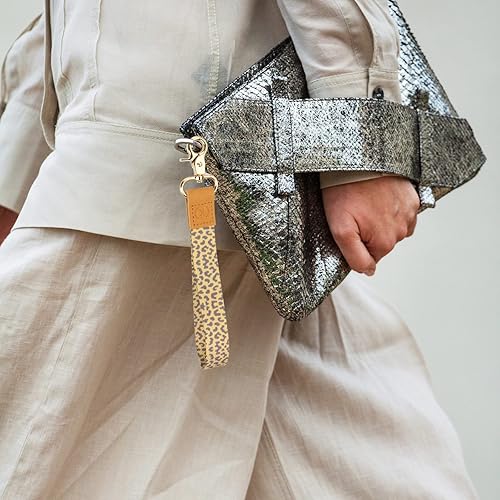 Miniatura 6 de Cordón para llaves para mujeres, linda correa de muñeca llavero y cordones para el cuello para portadores de tarjetas de identificación, llaves