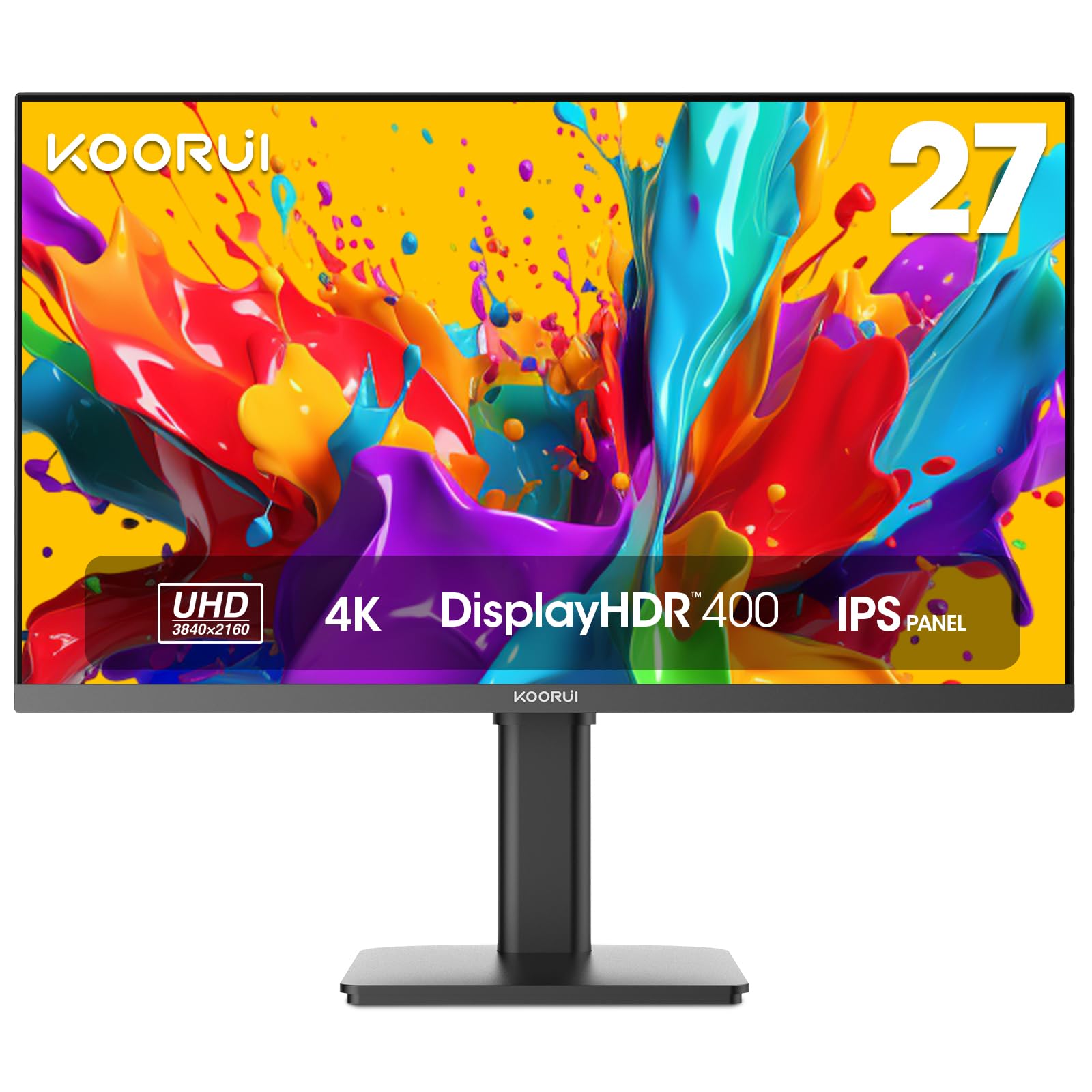 Amazon.com: KOORUI 27 inch 4K Computer Monitor, UHD (3840 x 2160 