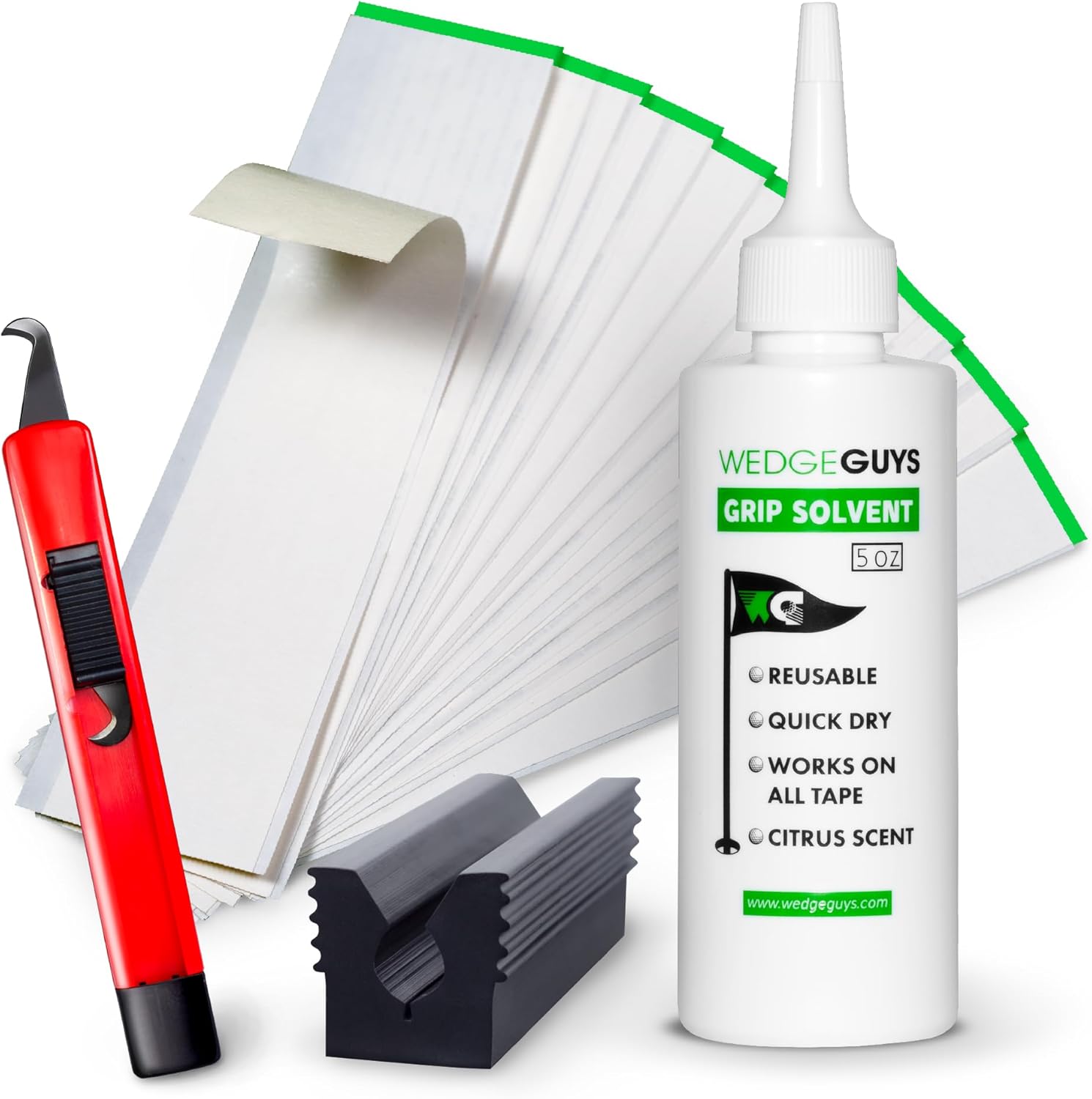 Wedge Guys Golf Grip Kits for Regripping Golf Clubs - Professional Quality - Options Include Hook Blade