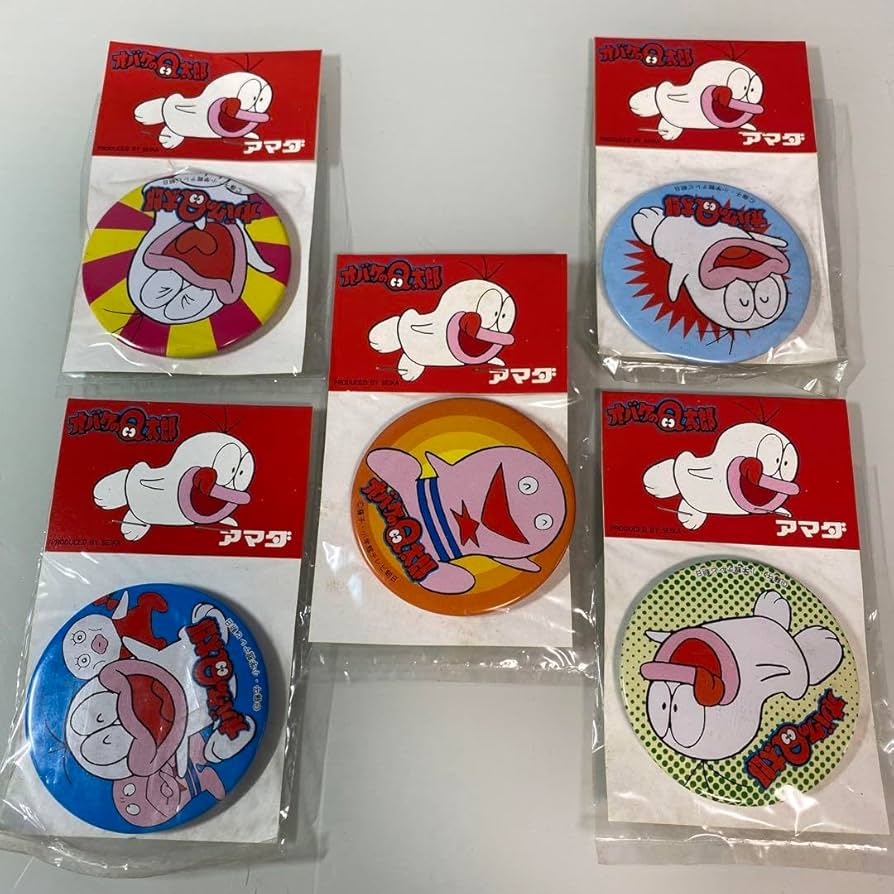 Amazon | オバケのQ太郎 バッジ 昭和 レトロ 当時物 | バッジ