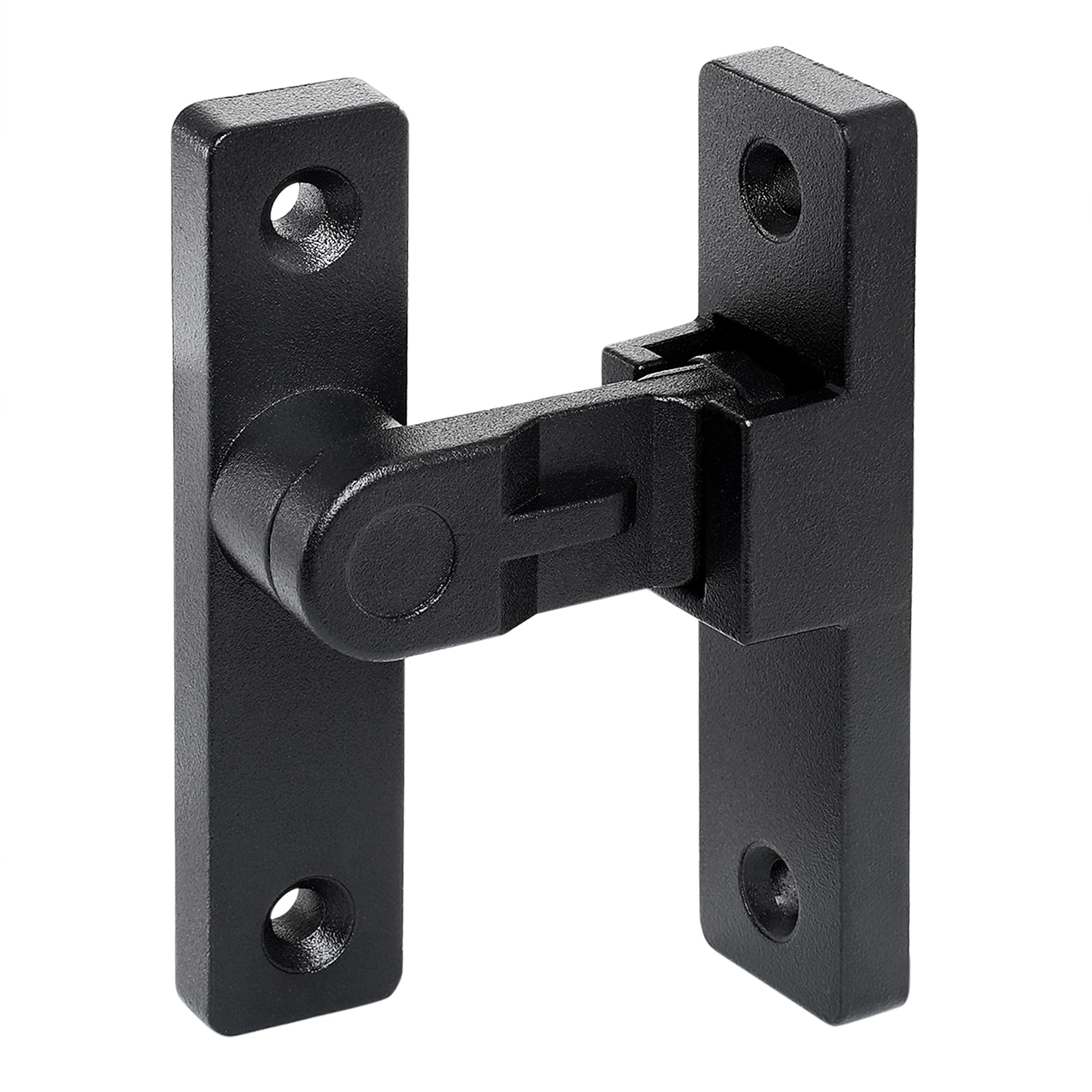 Snapklik.com : 90 Degree Flip Latch, Matte Black Zinc Alloy Right Angle ...