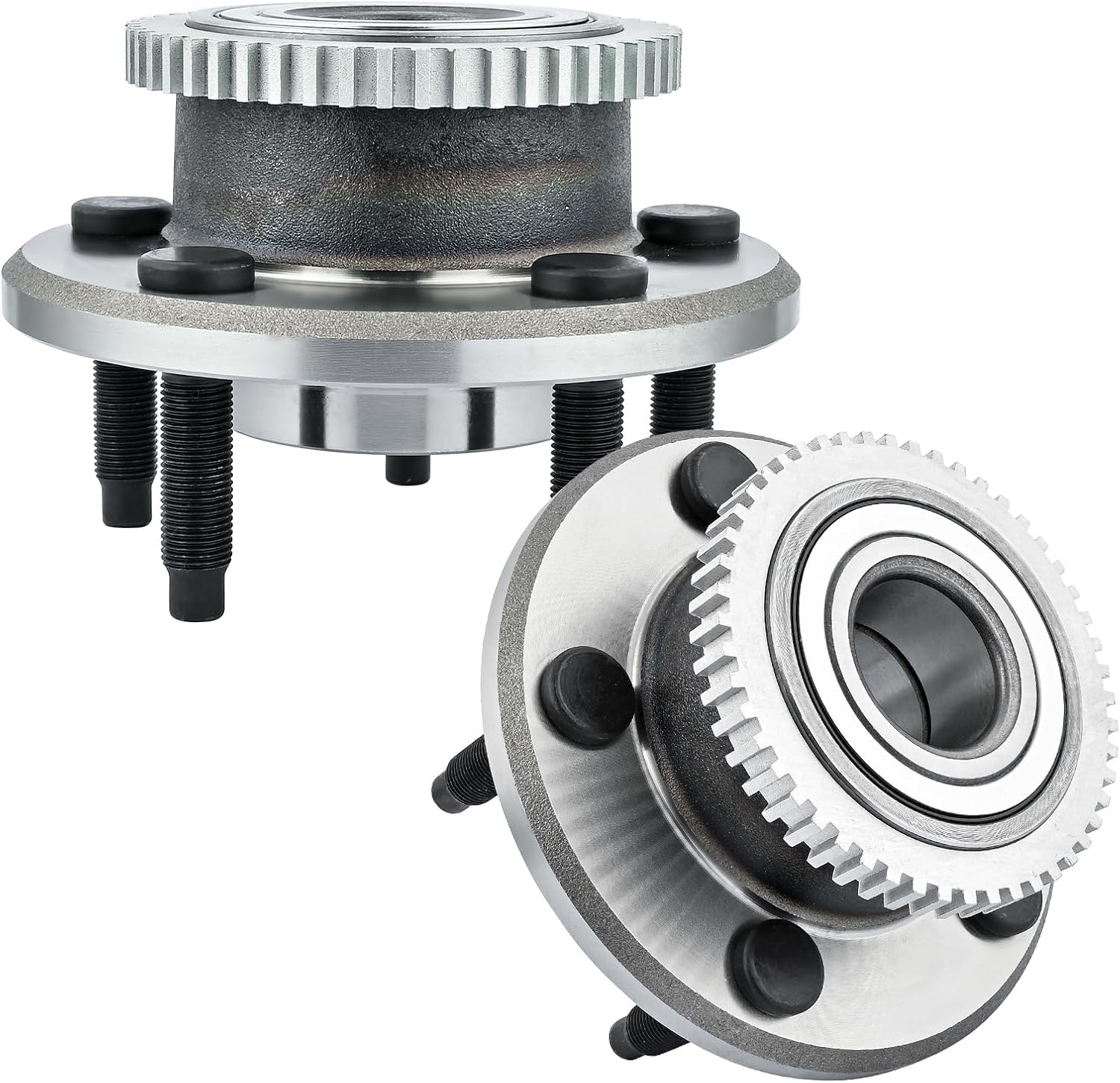 JLEO 513221 (Pair) Front Wheel Hub Bearing Fits for Ford Mustang 2005 2006 2007 2008 2009 2010 2011 2012 2013 2014,for Avanti Avanti 2005-2007 Wheel Hub Assembly Replacement Suspension Kit