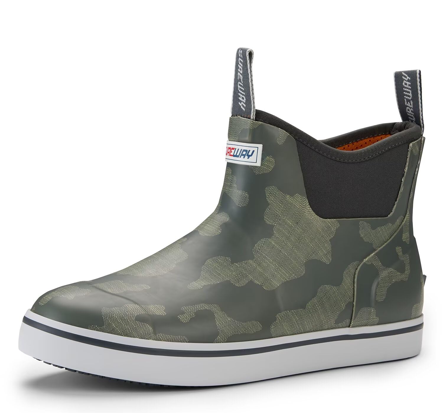 SUREWAY Men's Deck Boots Non-Slip Fishing &amp; Ankle Boating Boot