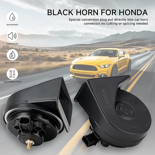 Miniatura 10 de FARBIN Bocina de coche compatible con ToyotaLexusSubaru 12V Bocinas automáticas impermeables con 1 a 2 tapones de bocina para Toyota (bocina Toyota