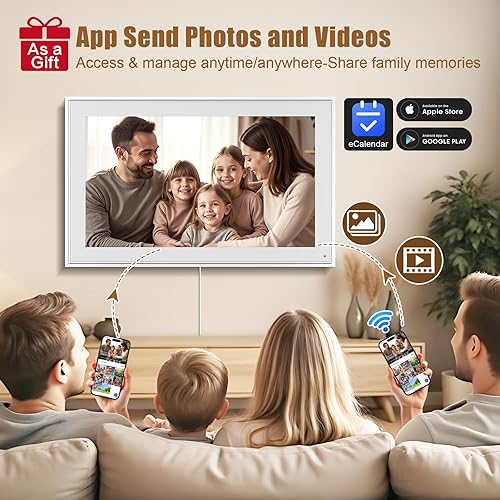 Miniatura 5 de Calendario digital inteligente calendarios de pared electrónicos de 21.5 pulgadas y tabla de tareas, pantalla táctil interactiva Full HD para