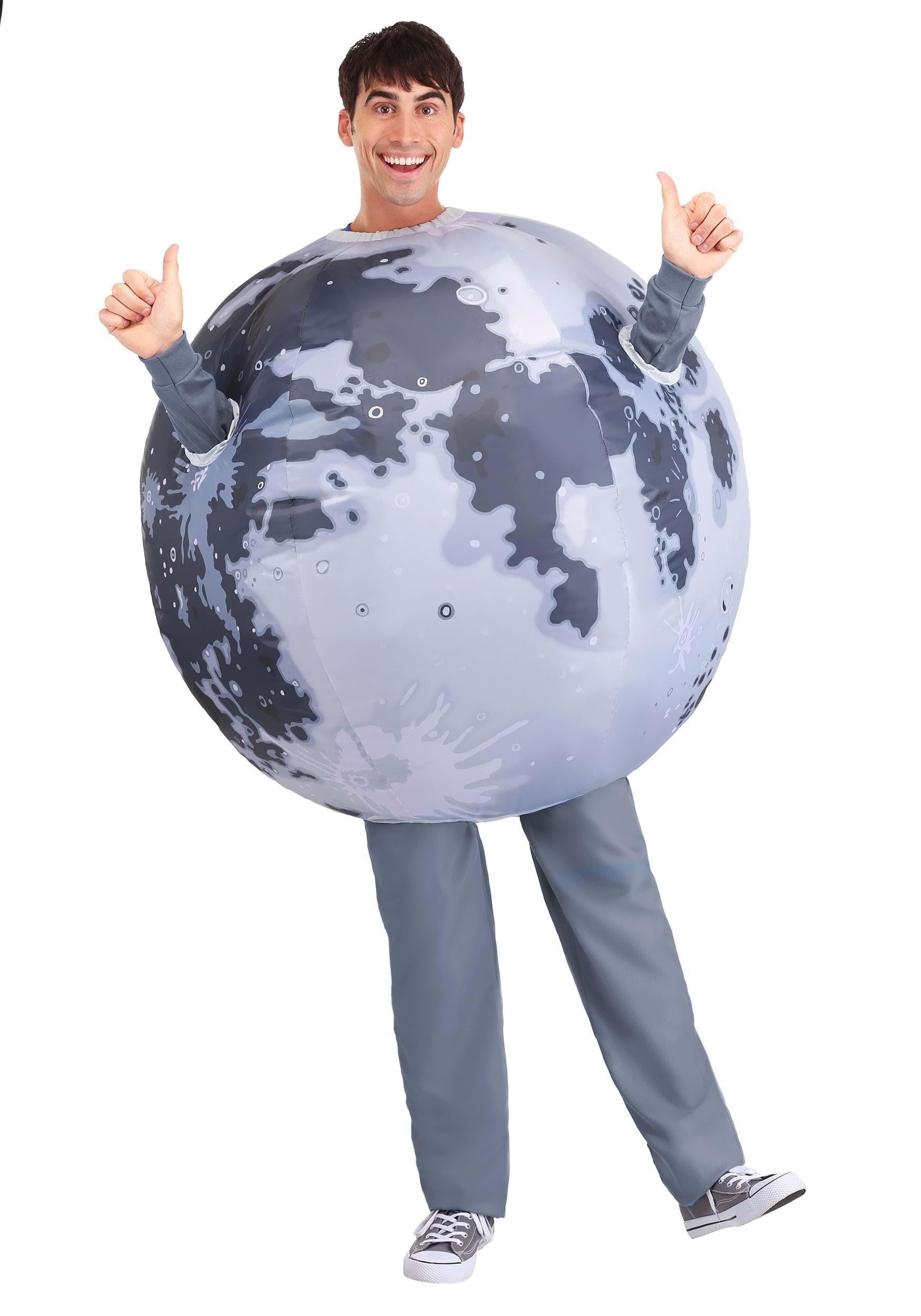 Inflatable Sun, Moon & Earth Costumes for Adults | Blow-Up Solar System Cosplay Outfits | Parade Costumes