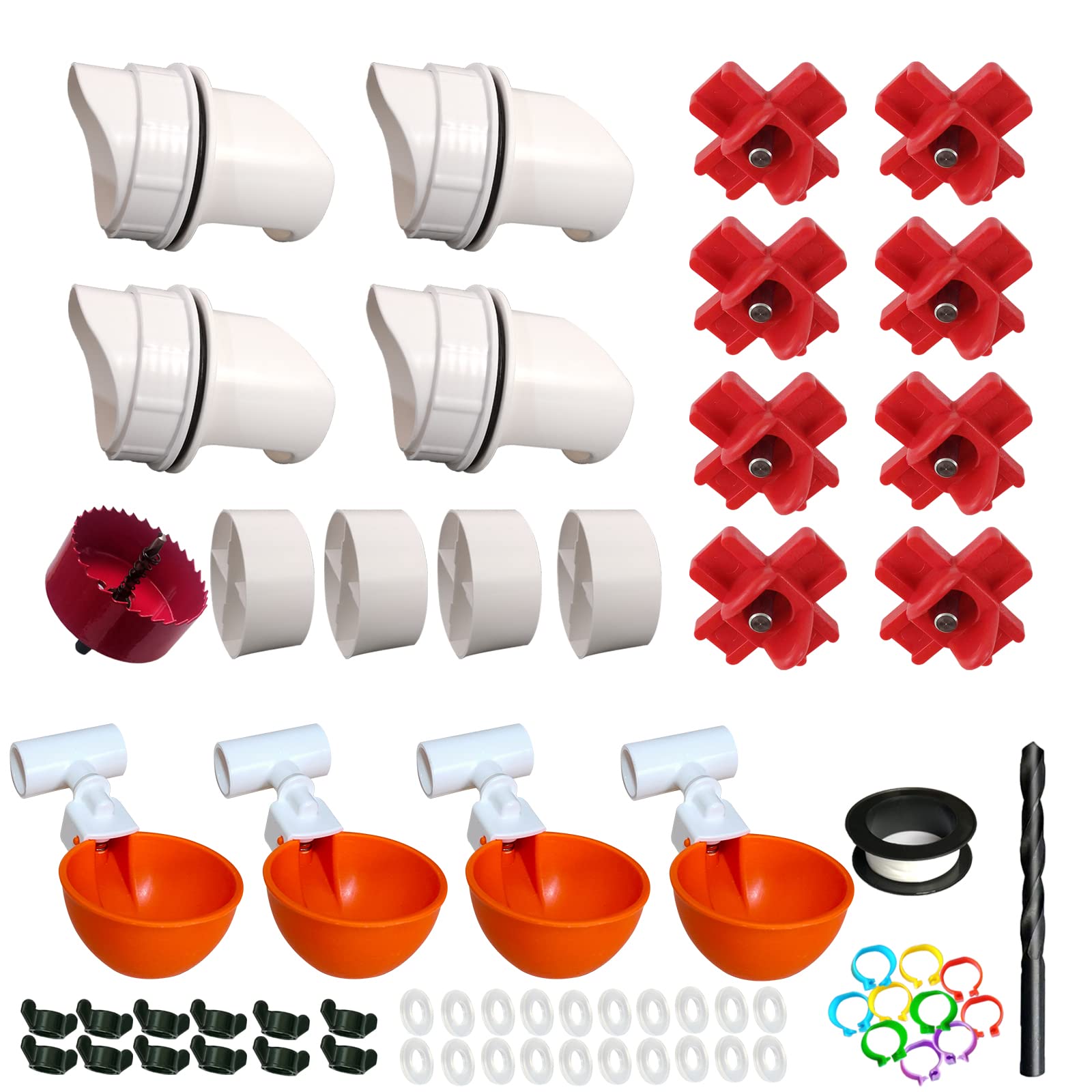 VandanCoop Automatic Chicken Feeder Port Rain Proof DIY