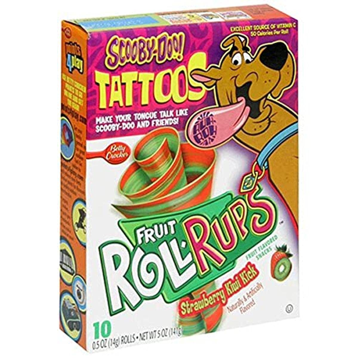 Fruit RollUps Fruit Flavored Snacks, Strawberry Kiwi Kick