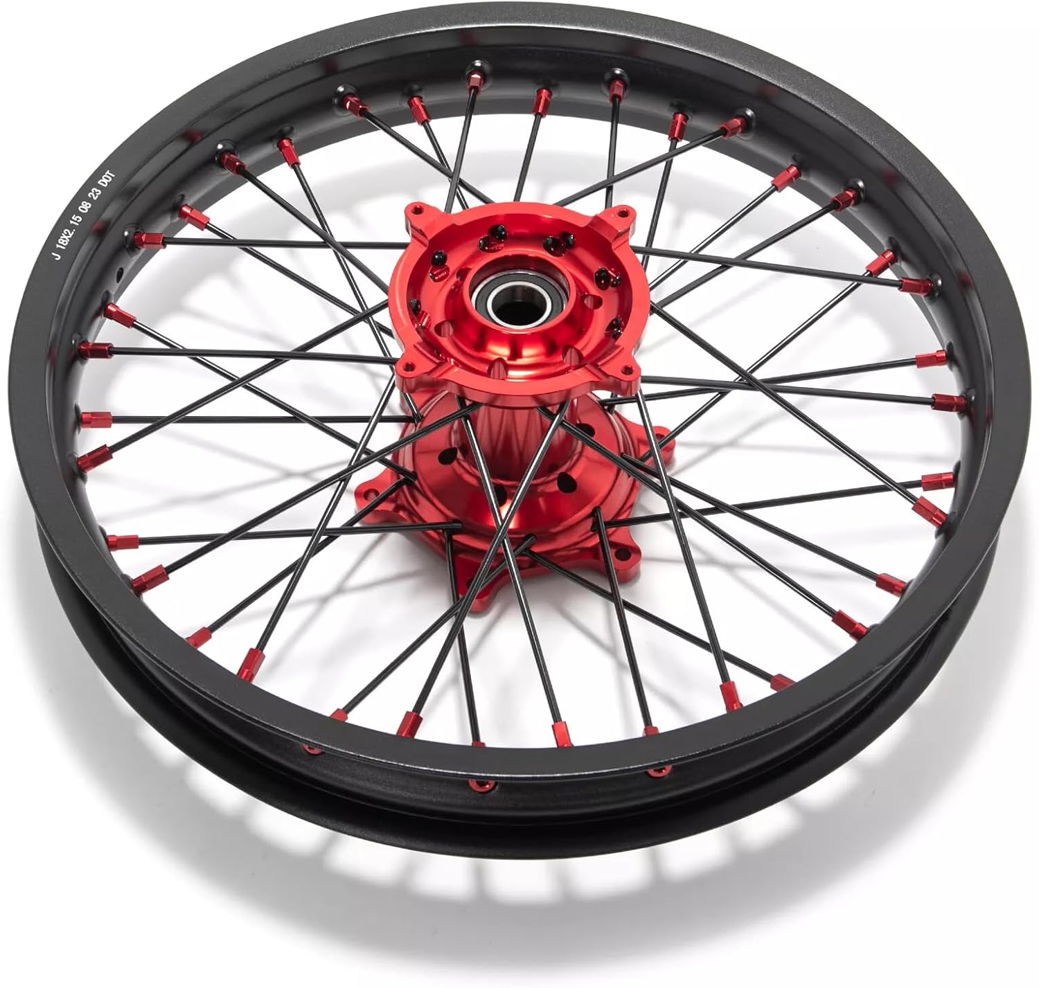 TOFR 21"/19" CNC Red Wheel Set For Honda CR125/250R 02-07 CRF250R 04-13 CRF450R 02-13