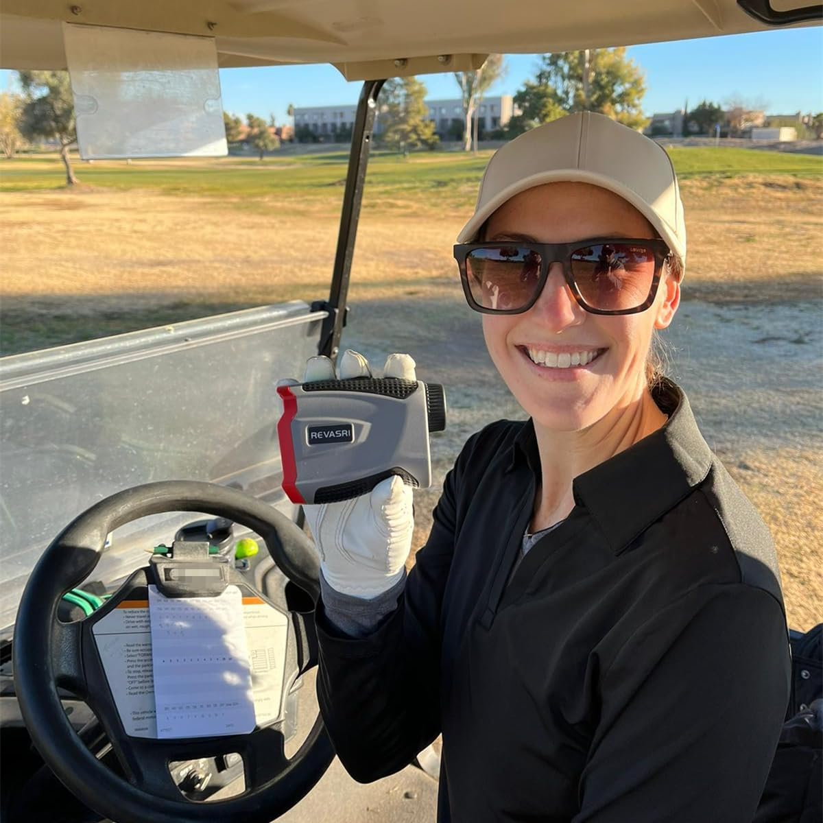 REVASRI Range Finder for Golf, Rangefinder with Slope, Magnetic Mount and Pin Lock Vibraiton, 1000 Yards Range Finder for Golfers, USB-C Rechargeable - Image 2