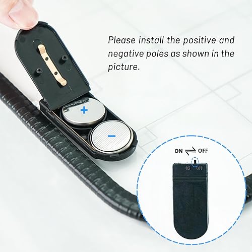 Miniatura 5 de Calendario acrílico LED para refrigerador, pizarra magnética de borrado en seco de 17 x 12 pulgadas para refrigerador, calendario mensual, pizarra