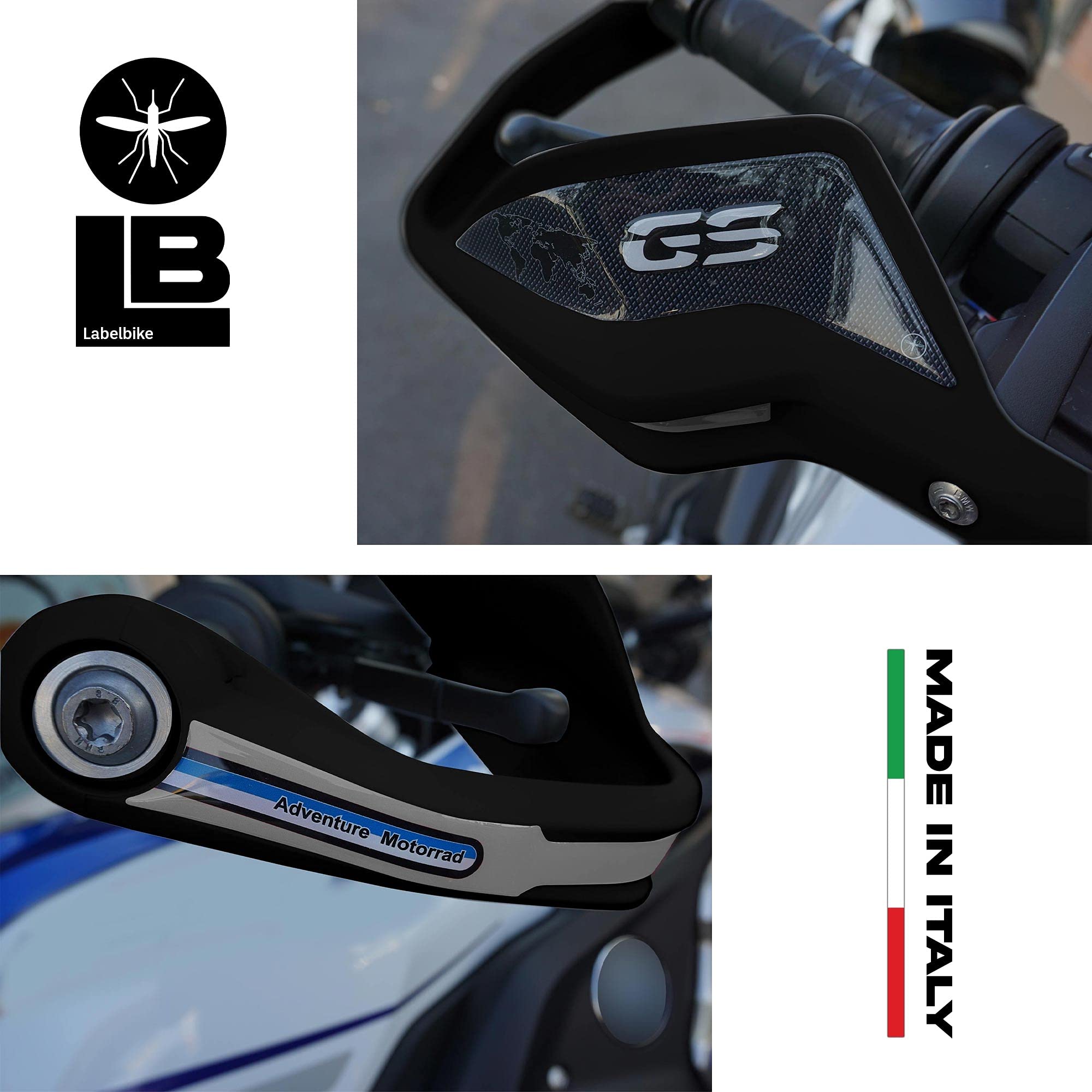 Labelbike 3D Harz-Aufkleber „R1200“ – 2 Stück, Kompatibel Mit BMW GS Motorrädern