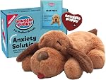 Snuggle Puppy Original Heartbeat Puppy Toy with Real-Feel Pulse & Heat Pack, Plush Dog Comfort Toy for Crate Training, First Nights & New Puppy Transition - Biscuit