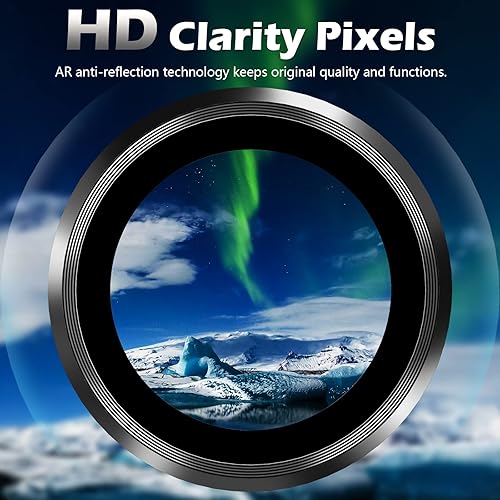 Miniatura 4 de imluckies Protector de lente de cámara para iPhone 13 ProiPhone 13 Pro Max, aleación de aluminio integrada con cubierta de cámara de metal de vidrio