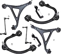 Vista 1210 de Detroit Axle - Kit de suspensión frontal de 8 piezas para Dodge Journey 2009-2015, 2 brazos de control inferiores, 2 rótulas, 2 varillas