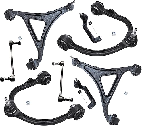 Detroit Axle - Kit de suspensión AWD Front End de 8 piezas para Chrysler 300 2005-2010, Dodge Charger Magnum 2007-2010, 4 brazos de control