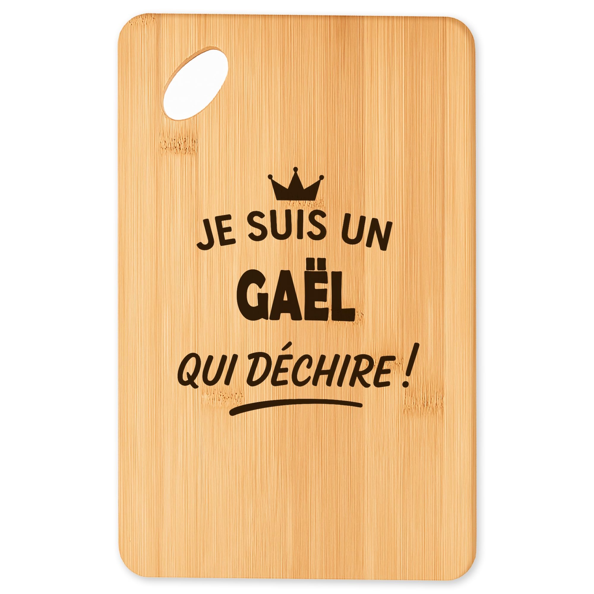 Planche à découper Gael en bambou et plateau apéro cuisine
