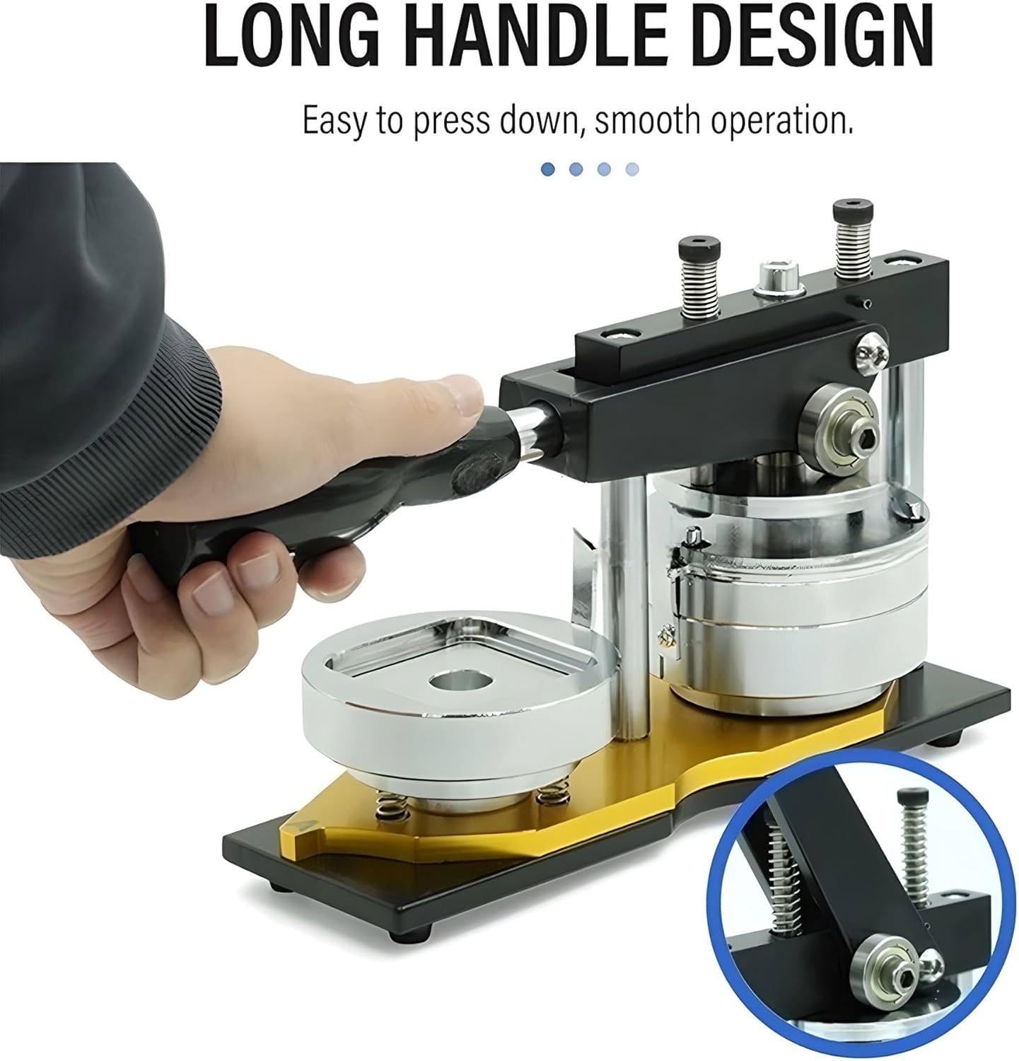 Kit De Máquina Para Hacer Imanes Cuadrados De Refrigerador De 50 X 50 Mm, Prensa Para Calcomanías De Fotos, Máquina Para Hacer Imanes, Con Cortador De Papel, 100 Piezas De Materiales.