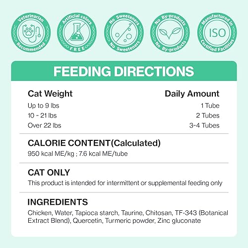 Miniatura 8 de Dr.by - Suplementos bronquiales para el aliento de gato, tratamiento de estornudos para gatos, asma, tos resfriada, alivio de la nariz, apoyo