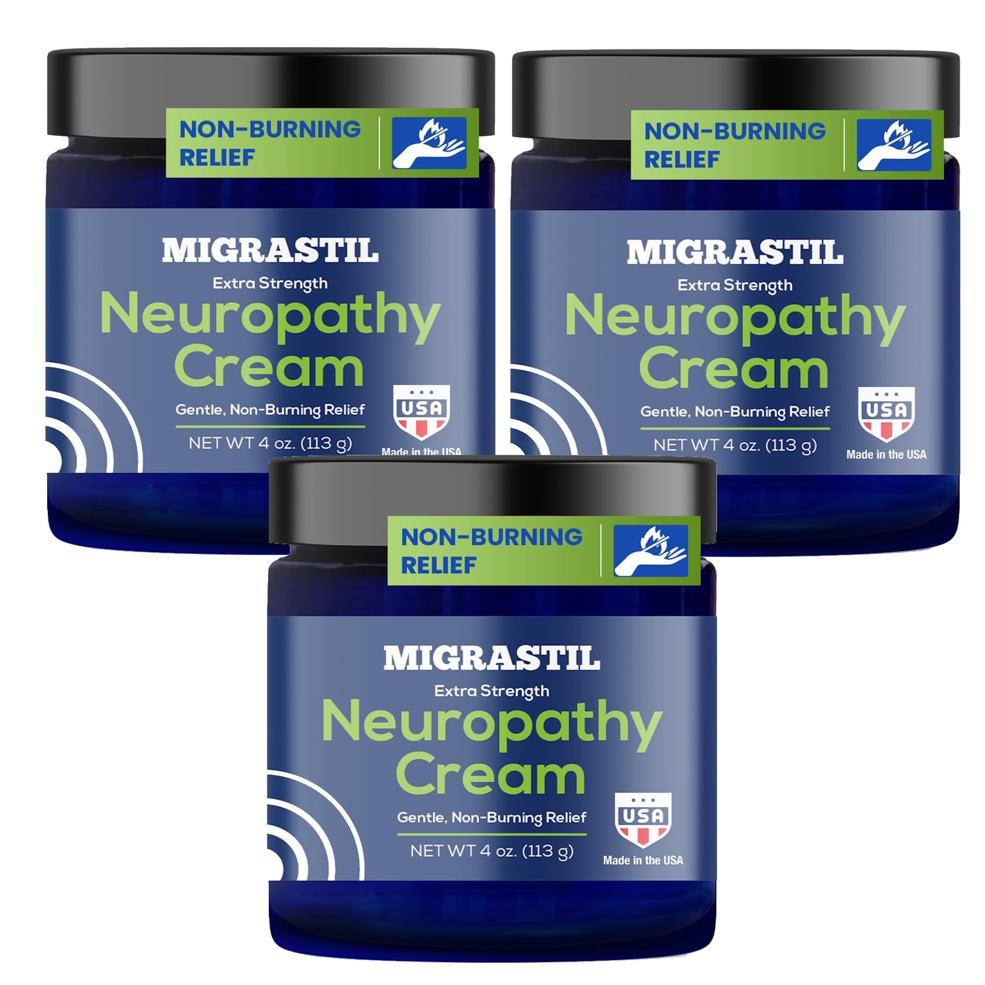 Migrastil Extra Strength Neuropathy Cream for Feet, Legs, & Hands. 4oz. USA — Amazon image 7