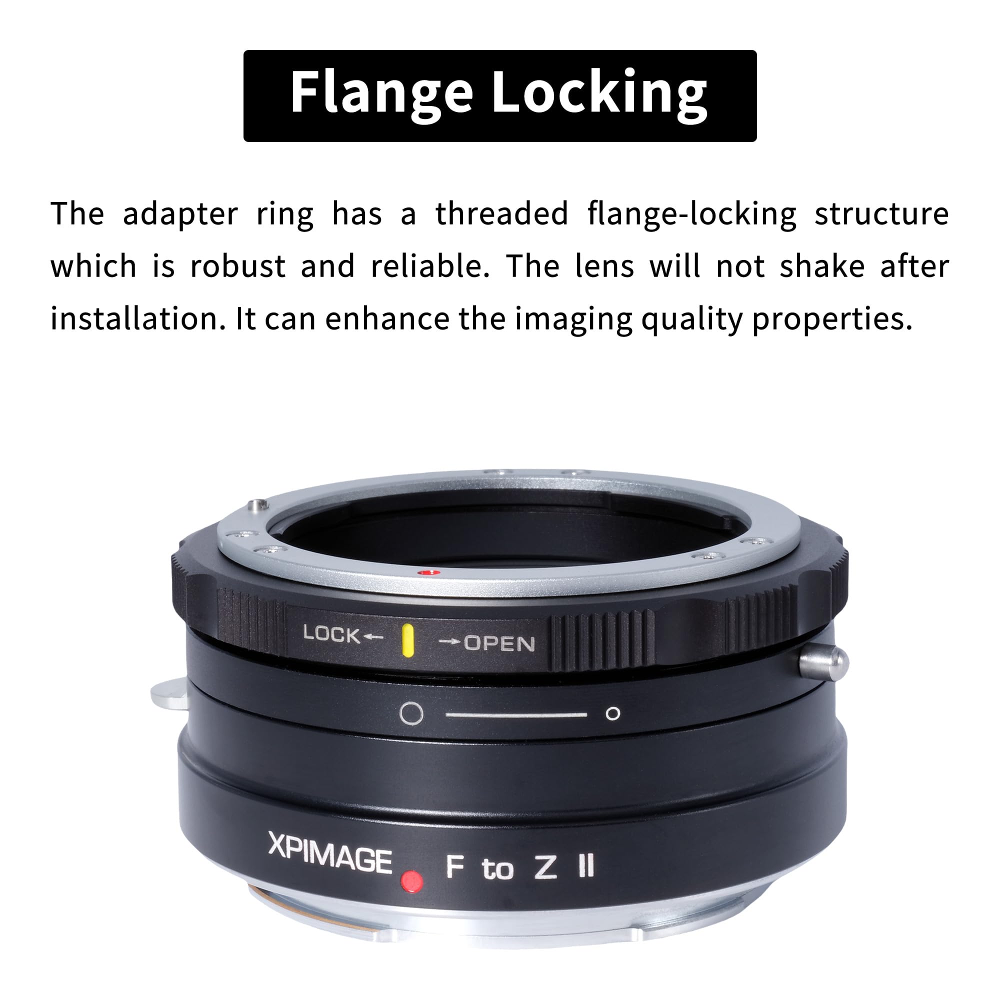 Bague d'adaptation pour Monture d'objectif Compatible avec Les objectifs Nikon F et Les appareils Photo Nikon Z