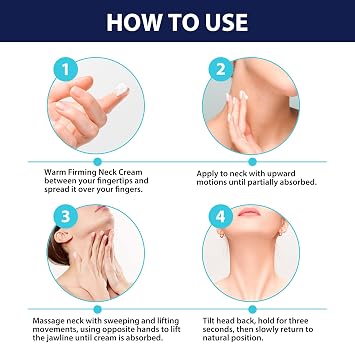 Neck Cream for Tightening and Firming 60 ml | Acetyl Hexapeptide-8 Retinol Shea Butter Niacinamide, Smoothes Wrinkles Skin Tighten and Lift Neck Cream