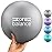 Core Balance 9 Inch Anti Burst Pilates Ball, Mini Exercise Ball for Yoga, Barre, Stretching and Core Stability Workout (Grey)